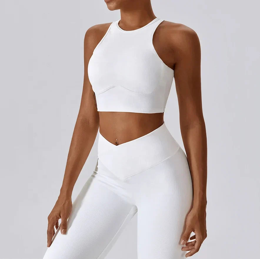 Elegantes Activewear-Set in V-Linie