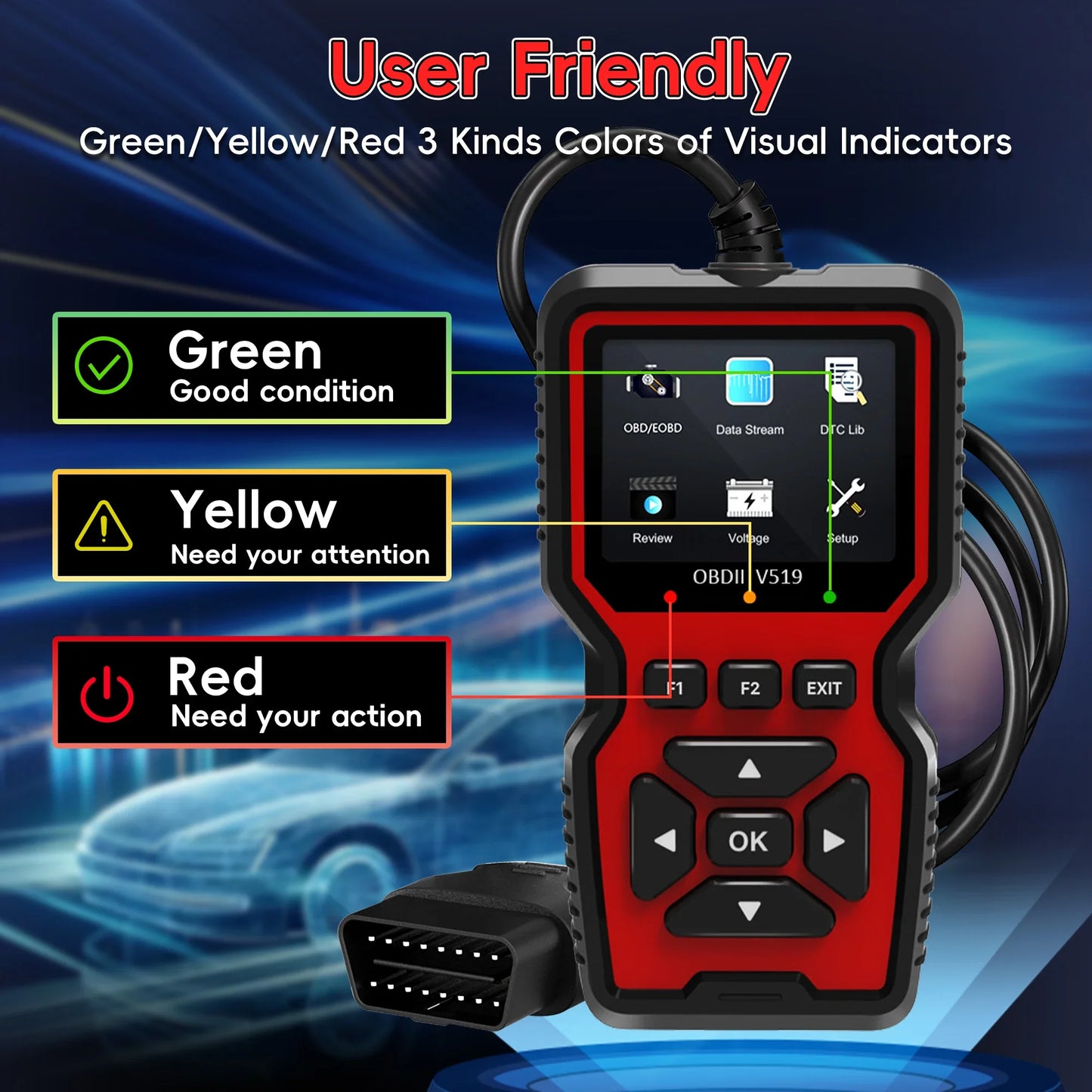 📣 2025 New Product Specials 💥 OBD2 Scanner Car Engine Diagnostic Tool