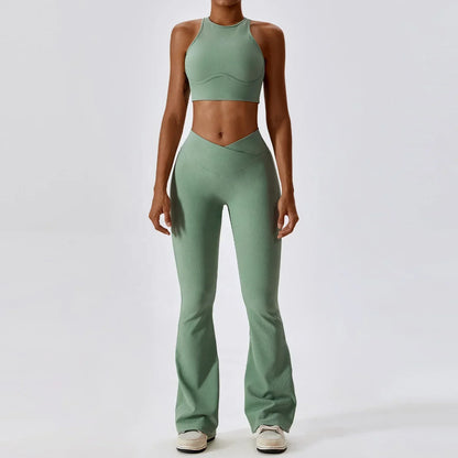 Sleek V-Line Activewear Set