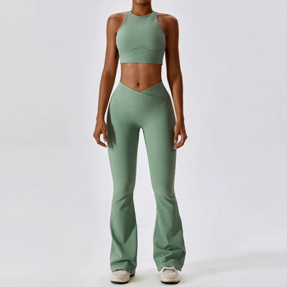 Sleek V-Line Activewear Set